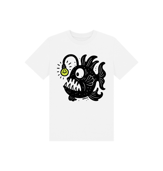 White Printed Kids T-Shirt