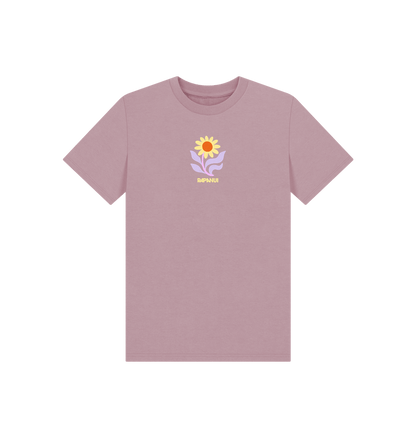 Mauve Printed Kids T-Shirt