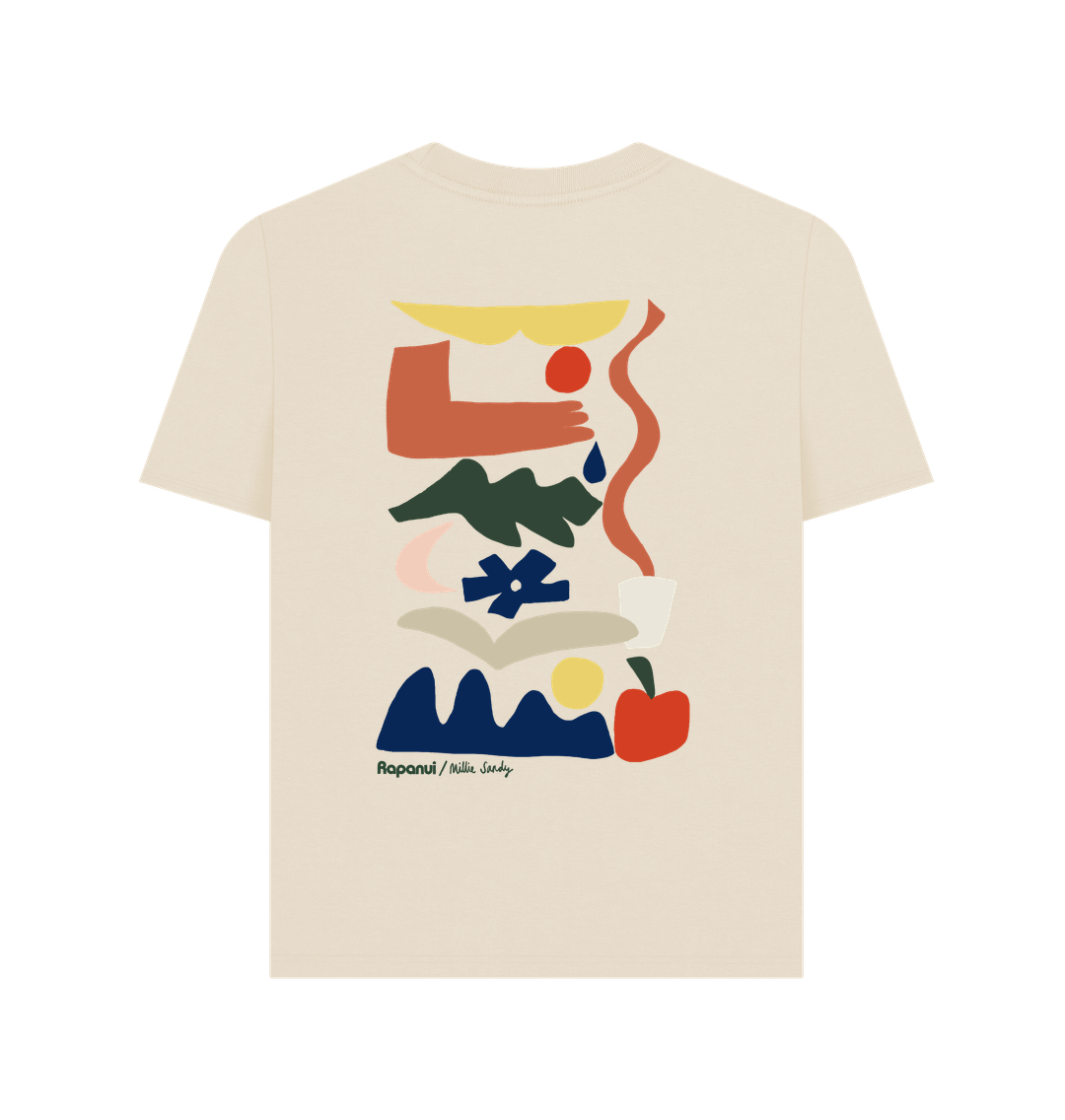 Oat Printed T-shirt Back