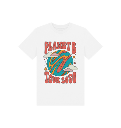 White Printed Kids T-Shirt