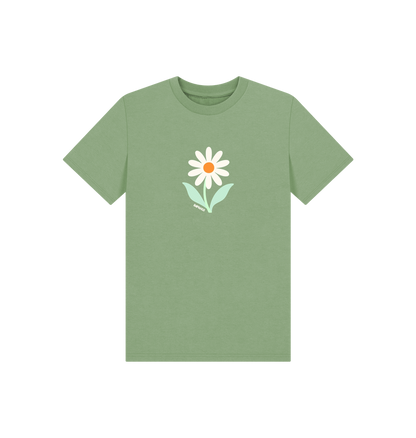 Sage Printed Kids T-Shirt Front