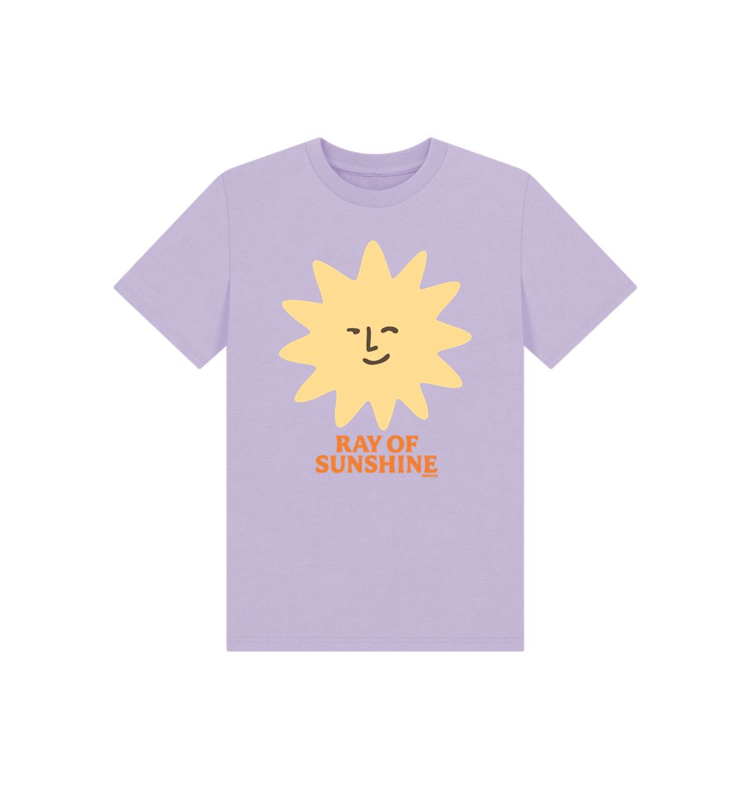 Soft Lilac Printed Kids T-Shirt