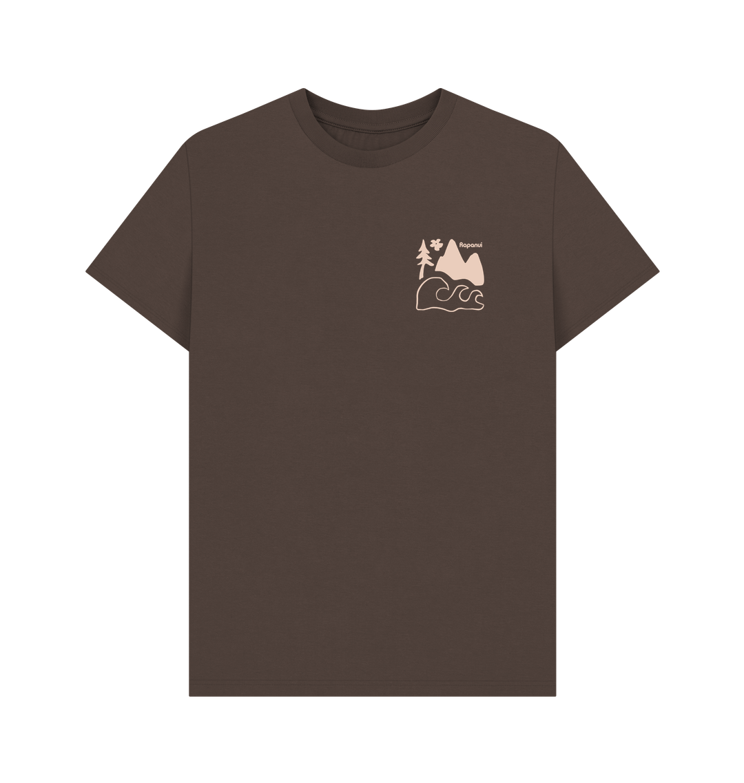 Chocolate Printed T-shirt Front