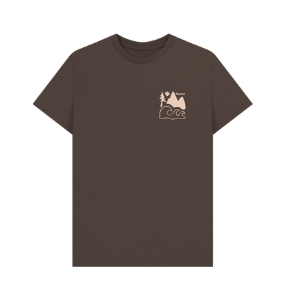 Chocolate Printed T-shirt Front