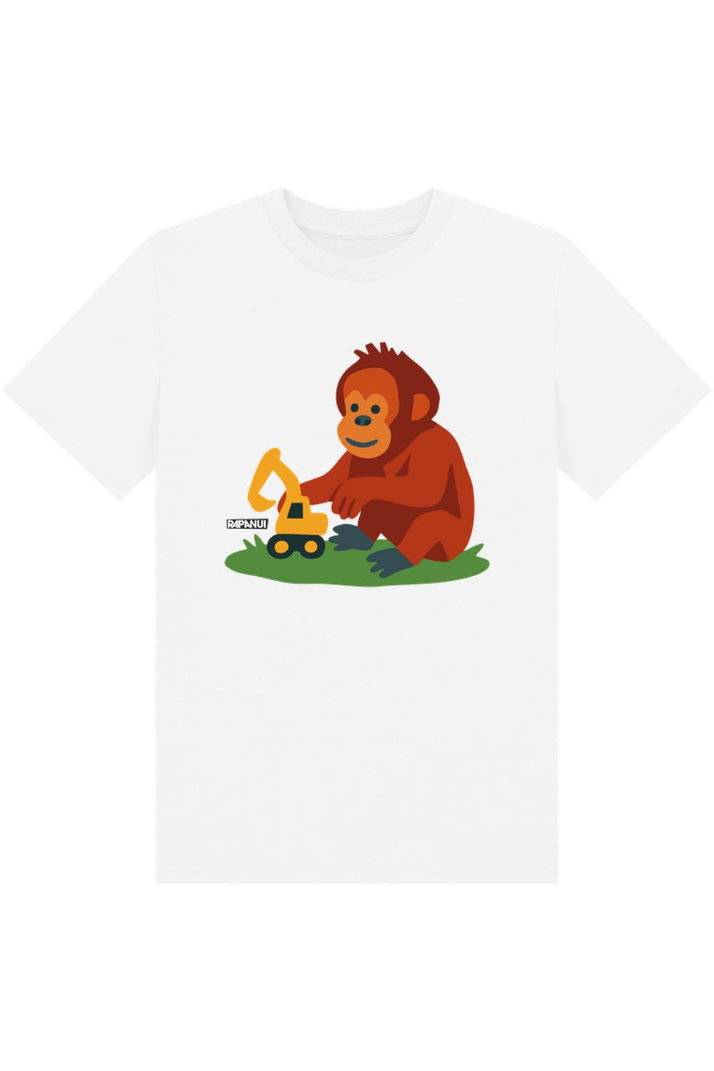 White Printed Kids T-Shirt
