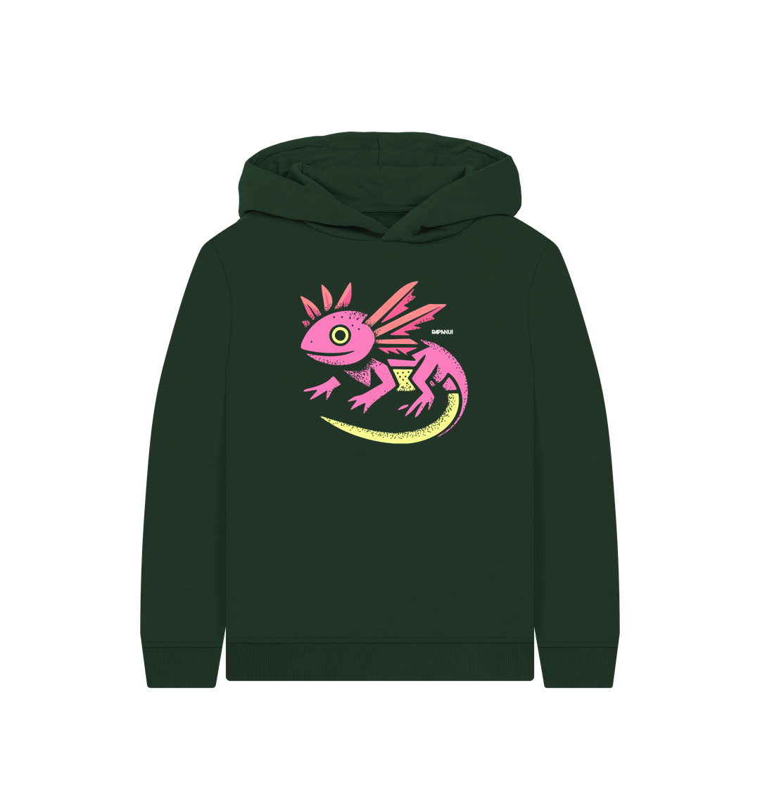 Evergreen Printed Kids Hoodie Front
