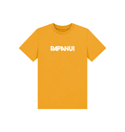 Mustard Printed Kids T-Shirt Front