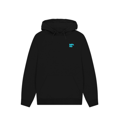 Black Printed Hoody
