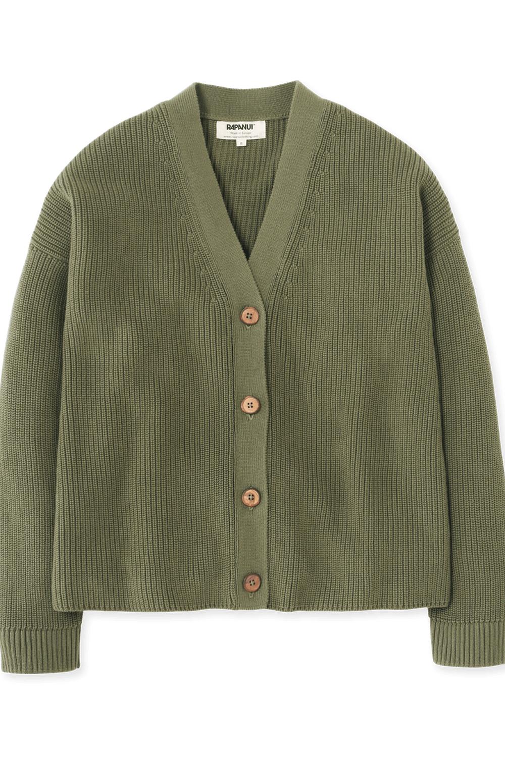 Khaki Printed Sweater