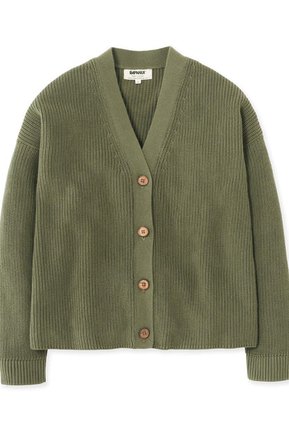 Khaki Printed Sweater