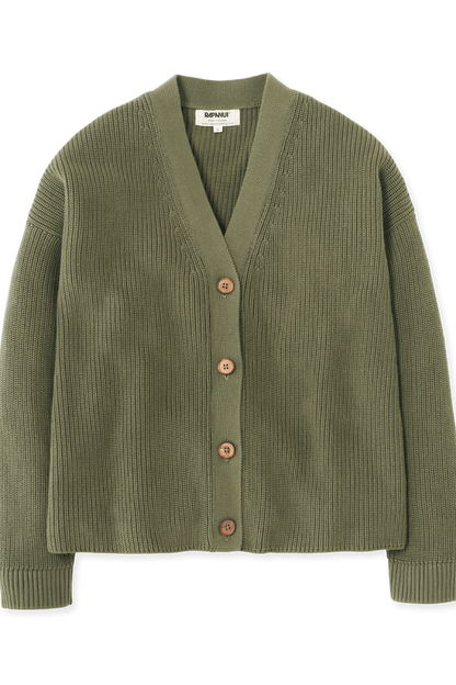 Khaki Printed Sweater