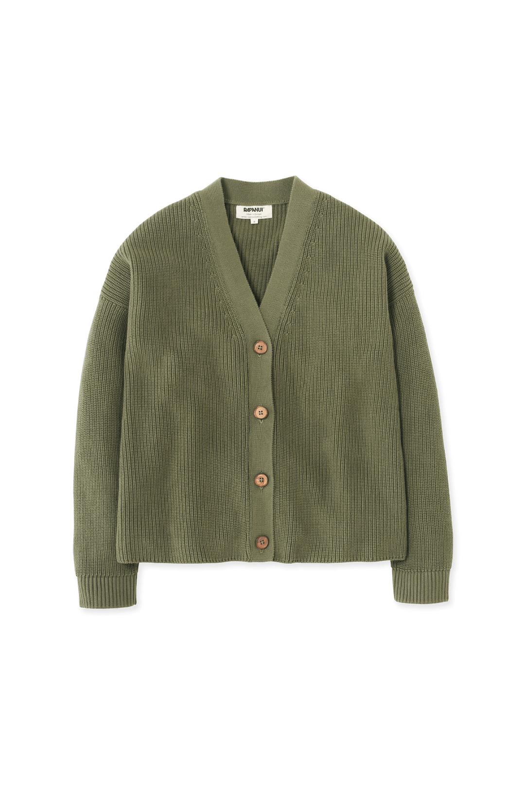 Khaki Printed Sweater