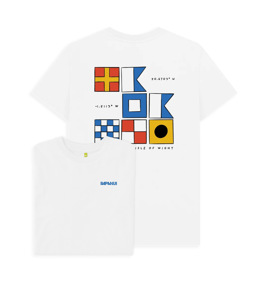 White Printed T-shirt Front