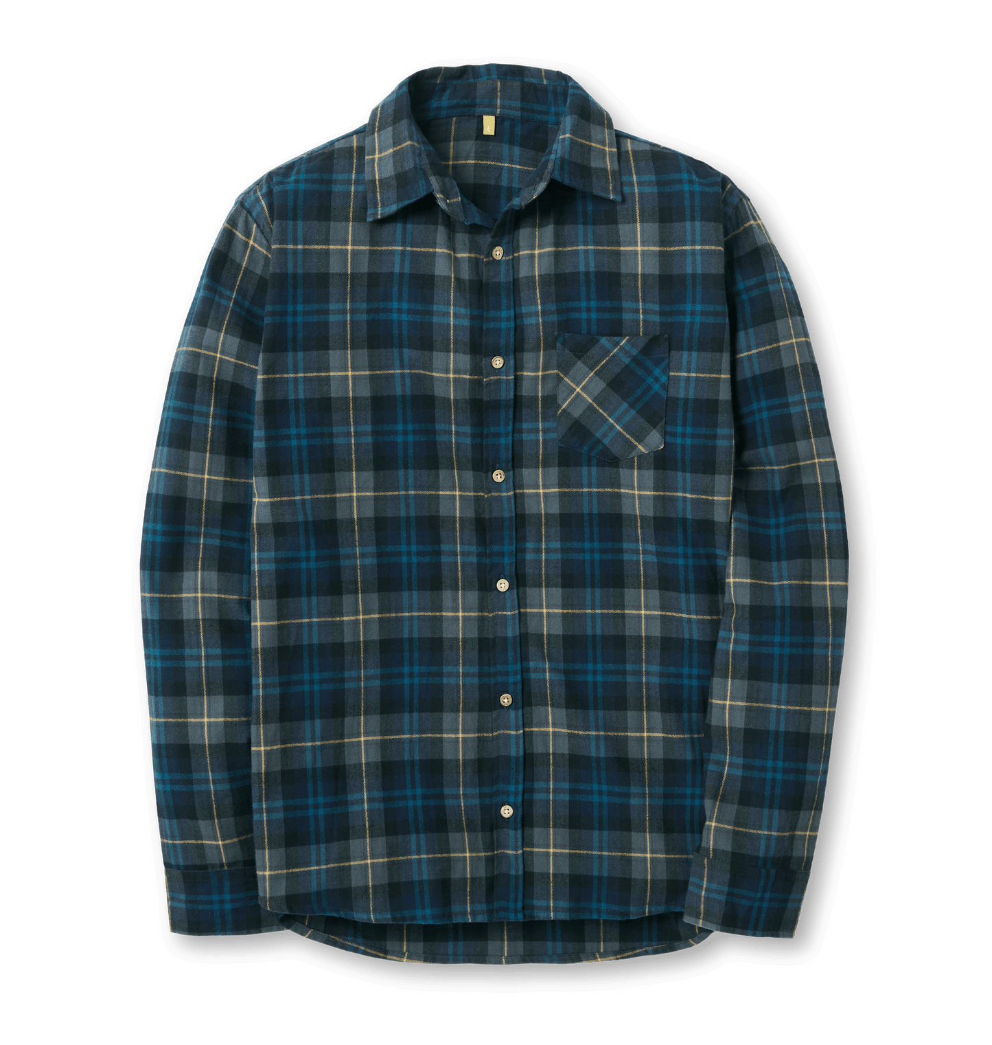 Blue Check Shirts & Tops Front