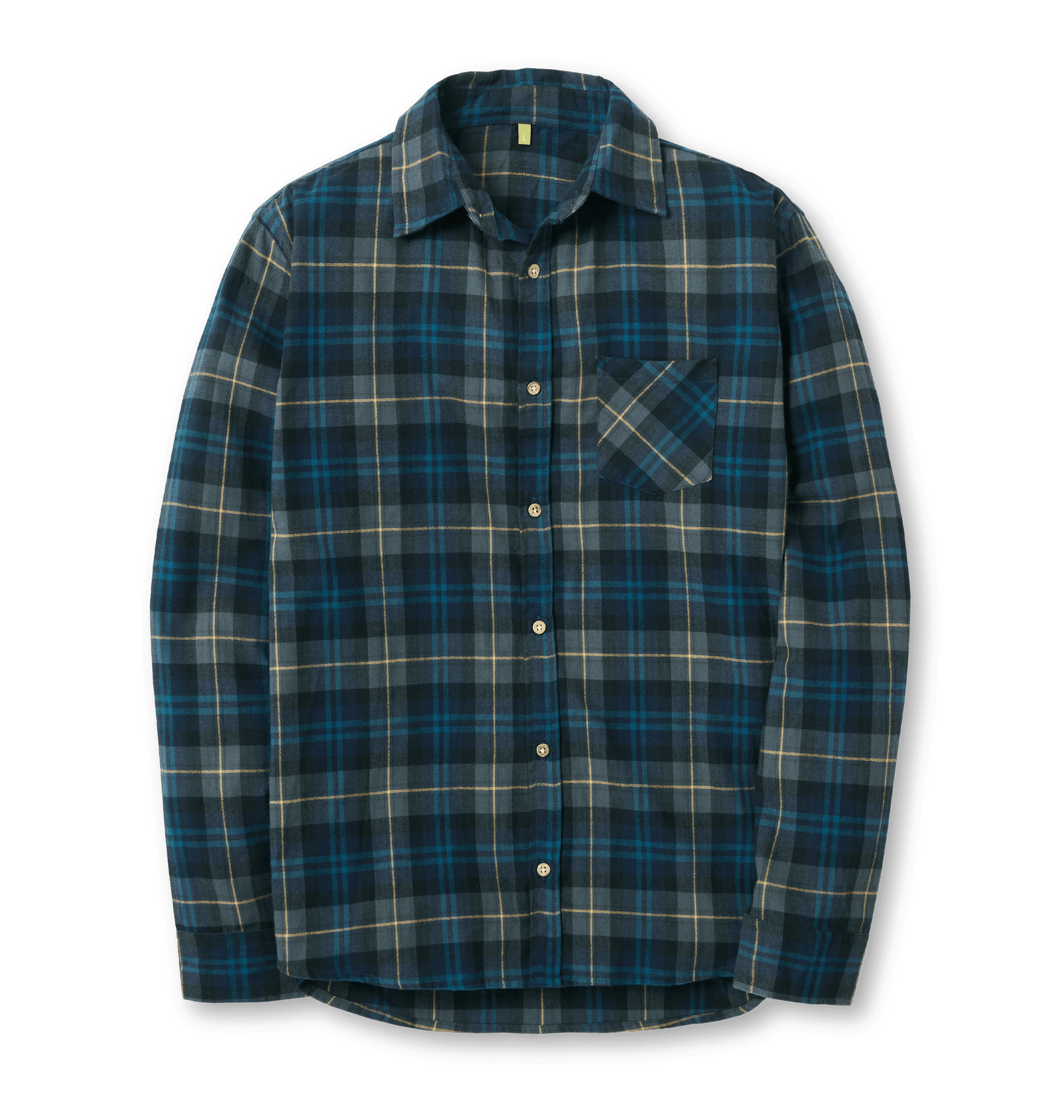 Blue Check Shirts & Tops Front