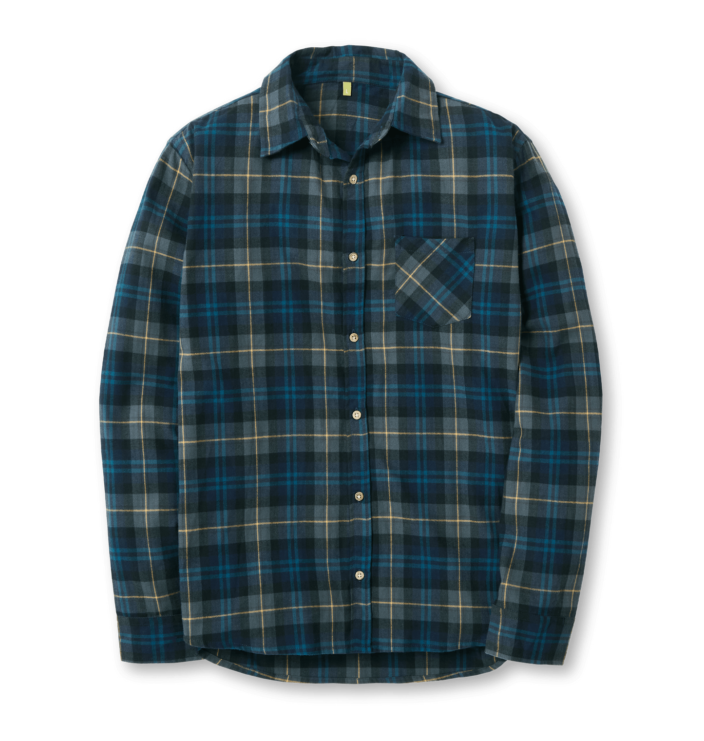 Blue Check Shirts & Tops Front