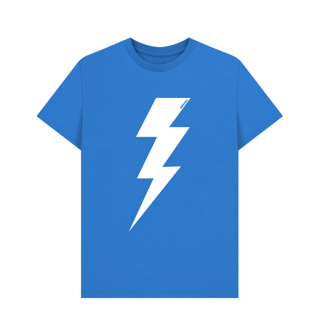 Bright Blue Printed T-shirt Front