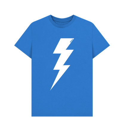 Bright Blue Printed T-shirt Front