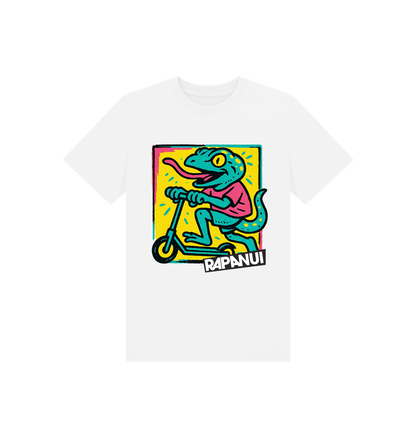 White Printed Kids T-Shirt