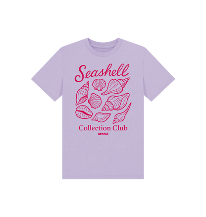 Soft Lilac Printed Kids T-Shirt Front