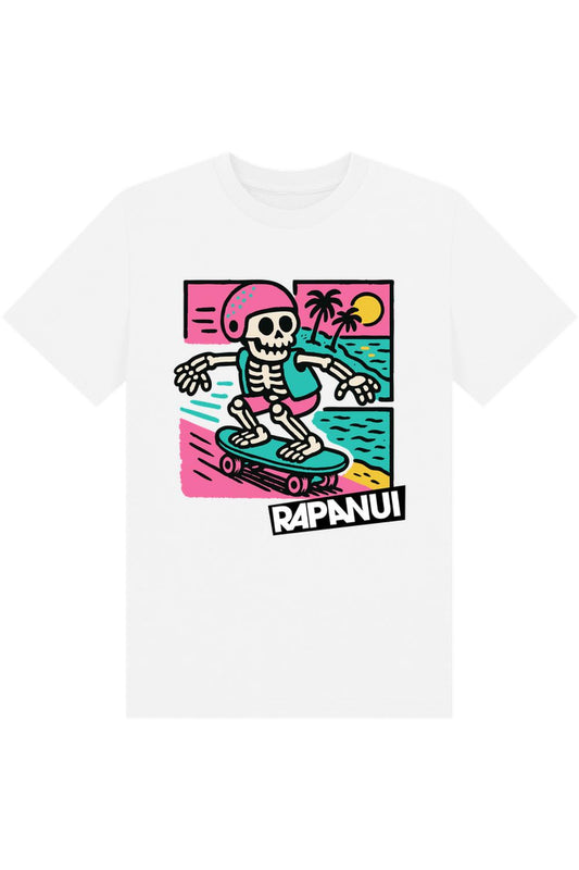 White Printed Kids T-Shirt
