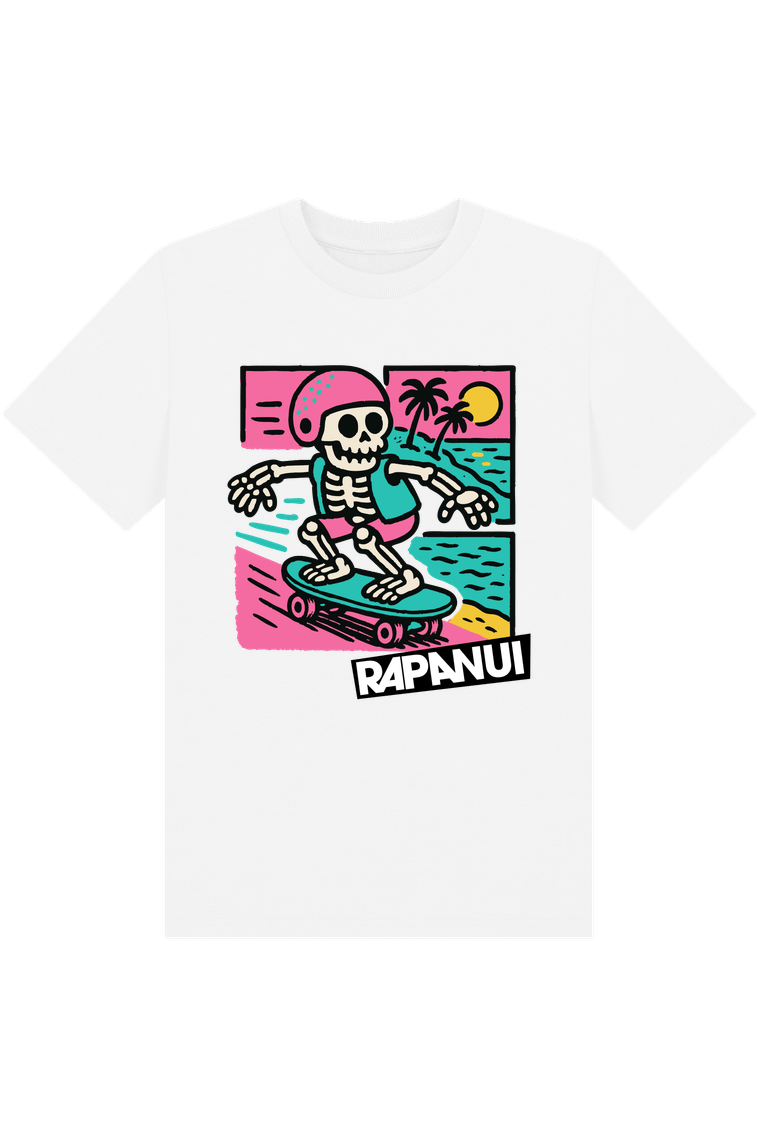 White Printed Kids T-Shirt