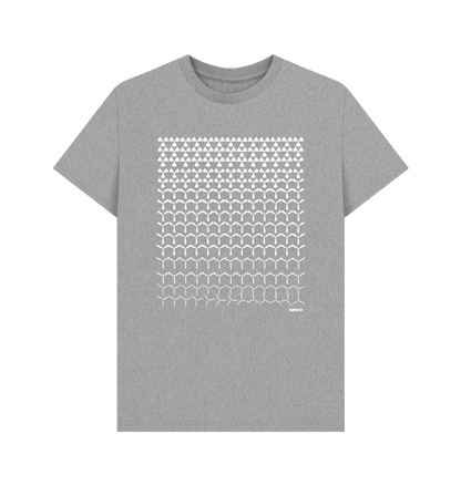 Athletic Grey Printed T-shirt Front