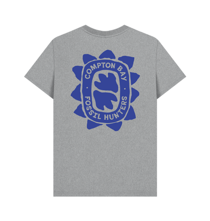 Athletic Grey Printed T-shirt Back