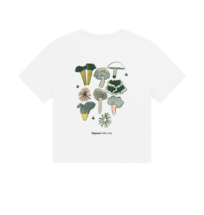 White Printed T-shirt Back