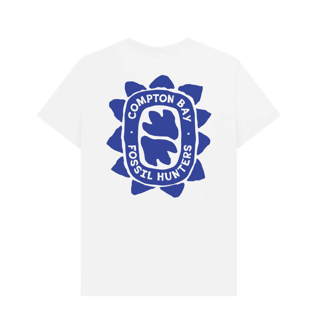White Printed T-shirt Back
