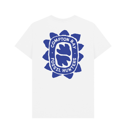 White Printed T-shirt Back