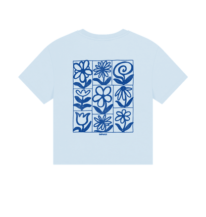 Sky Blue Printed T-shirt