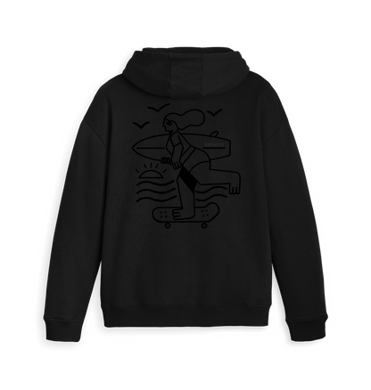 Black Zip hoody