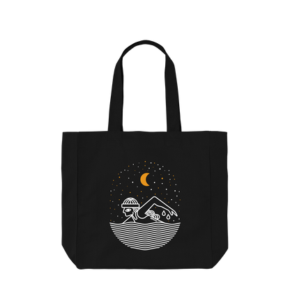 Black Printed Bag