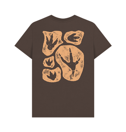 Chocolate Printed T-shirt Back