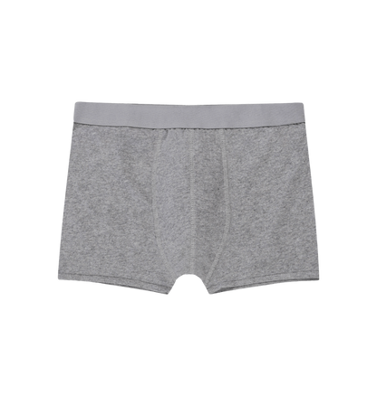 Athletic Grey Boxer Trunks Front
