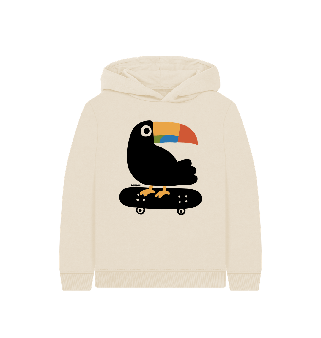 Oat Printed Kids Hoodie Front