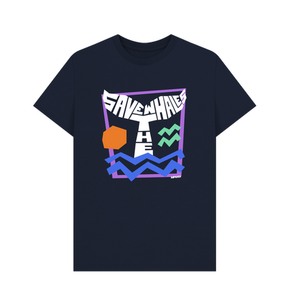 Navy Blue Printed T-shirt