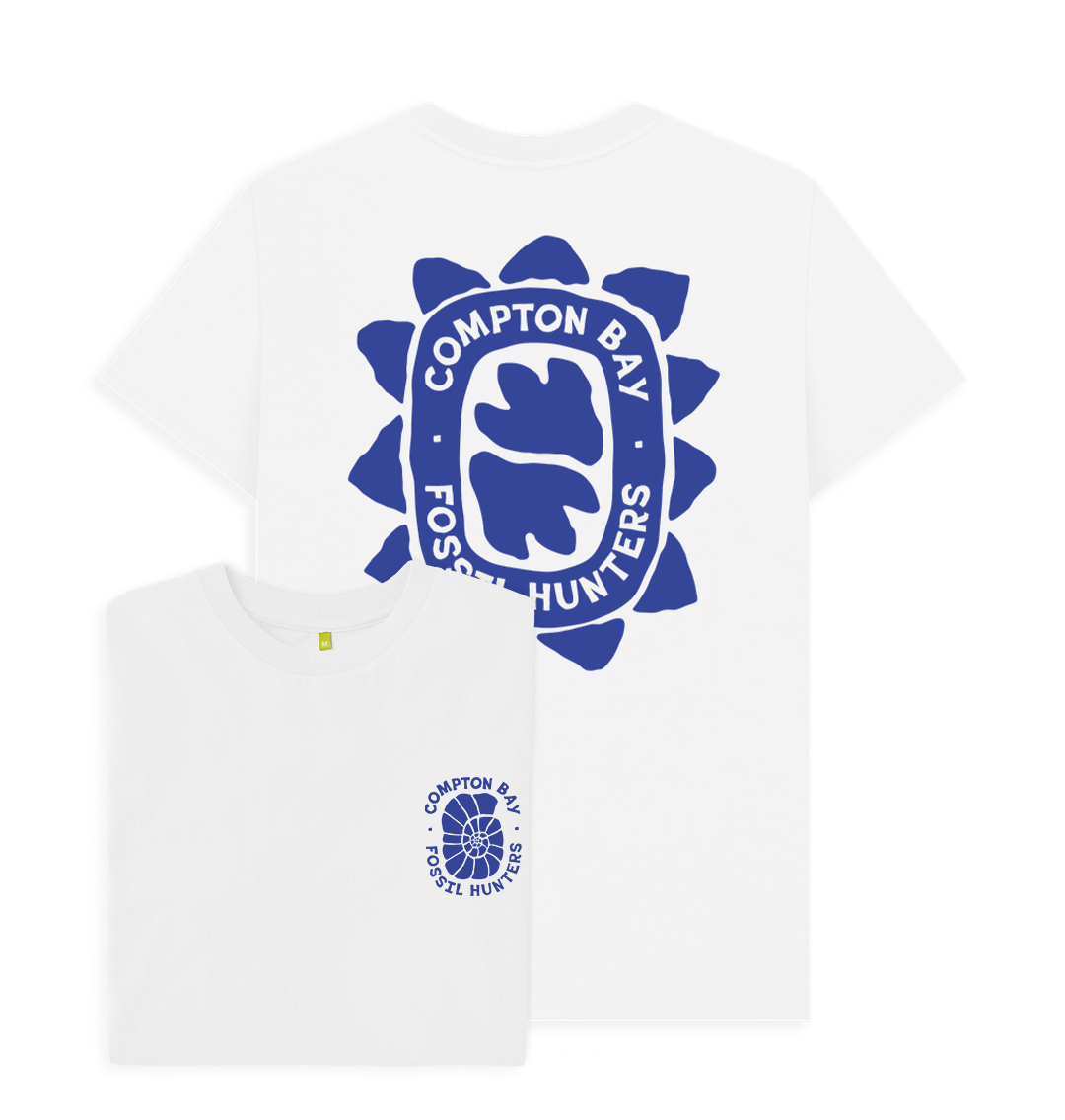 White Printed T-shirt Front