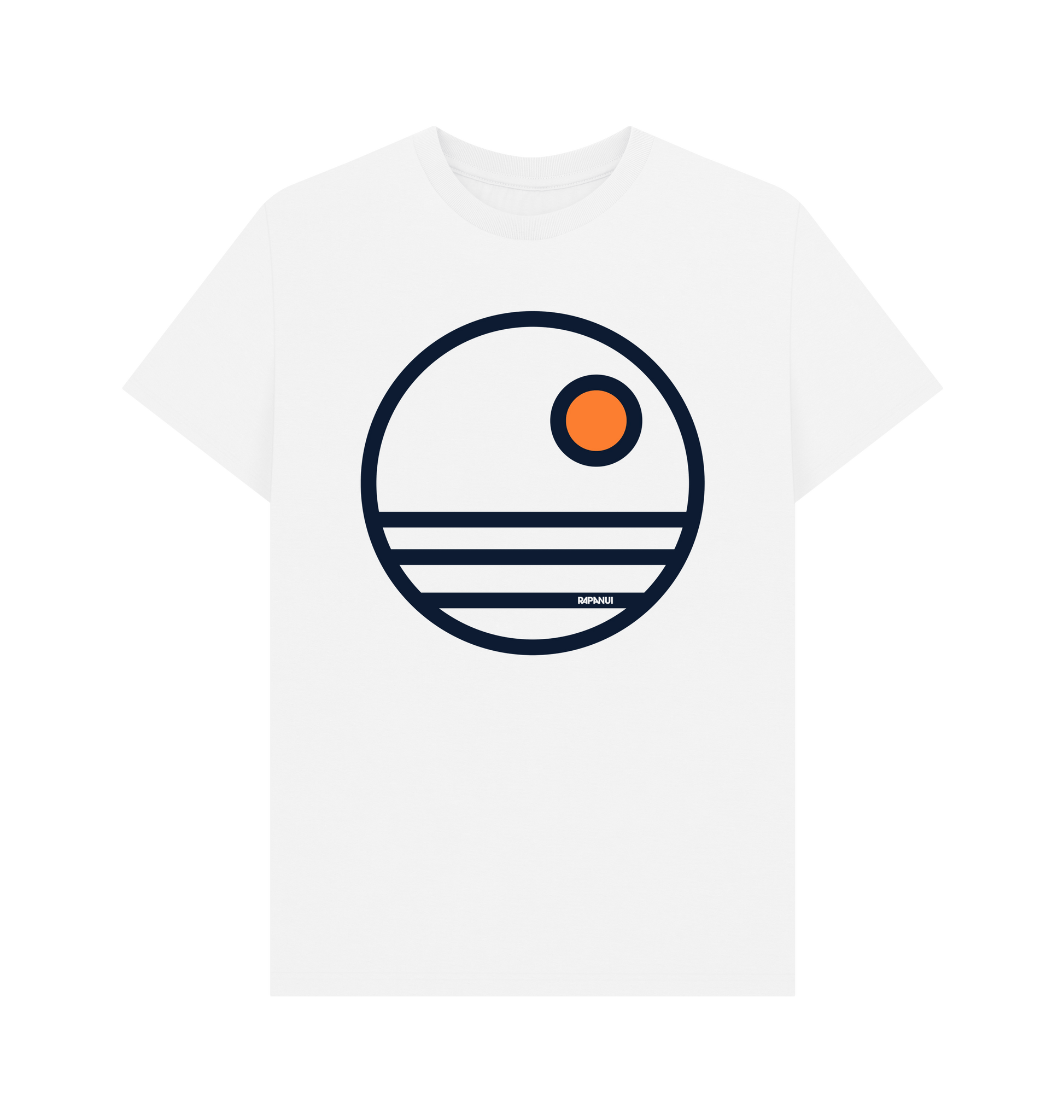 White Printed T-shirt Front