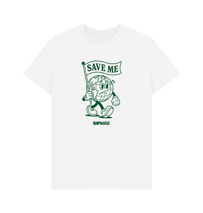 White Printed T-shirt Front