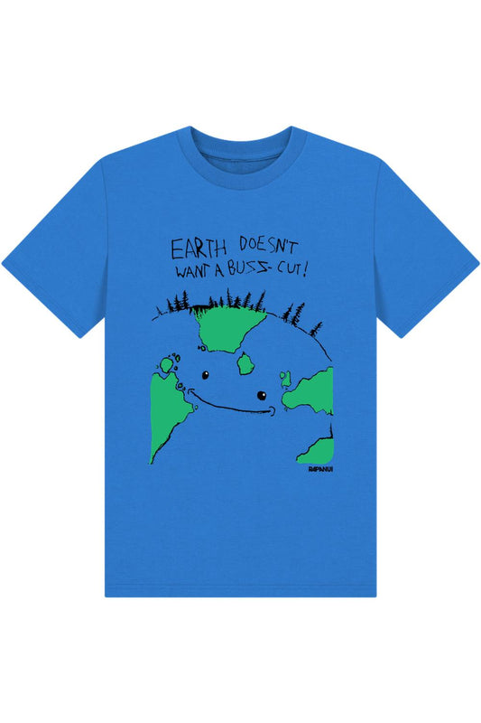 Bright Blue Printed Kids T-Shirt