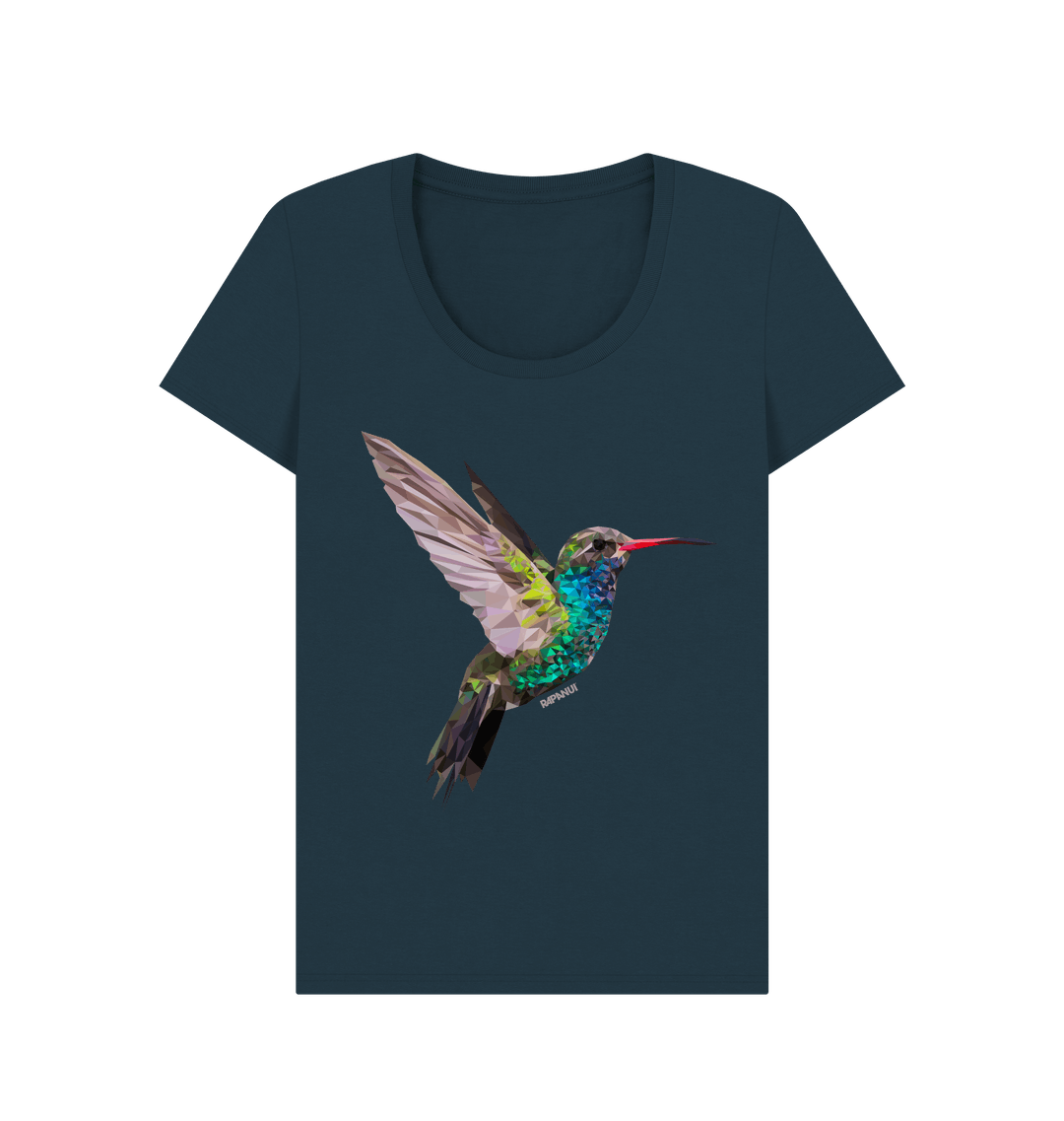 Denim Blue Printed T-shirt Front