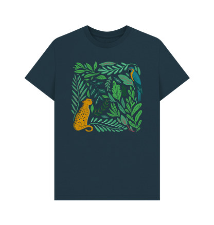Denim Blue Printed T-shirt