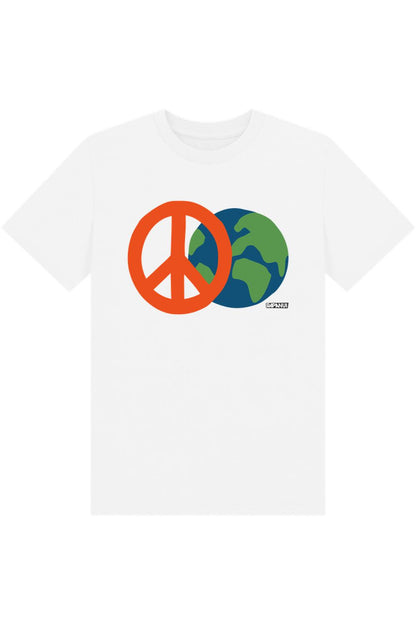 White Printed Kids T-Shirt