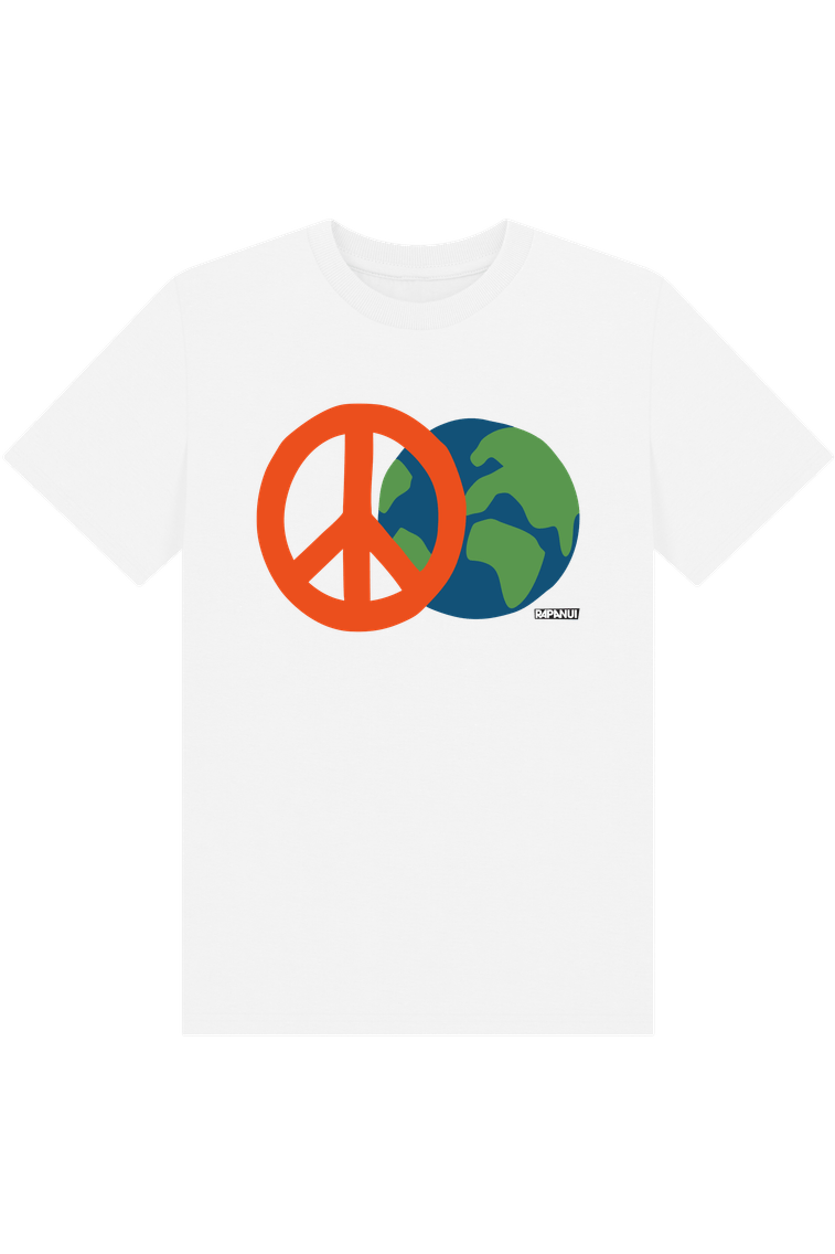 White Printed Kids T-Shirt