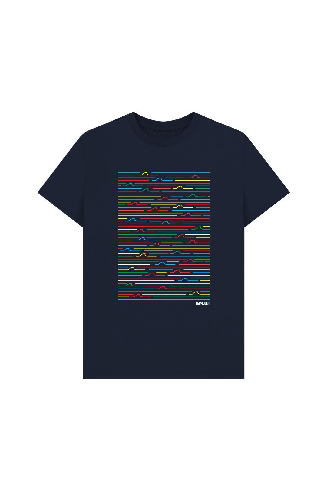 Navy Blue Printed T-shirt
