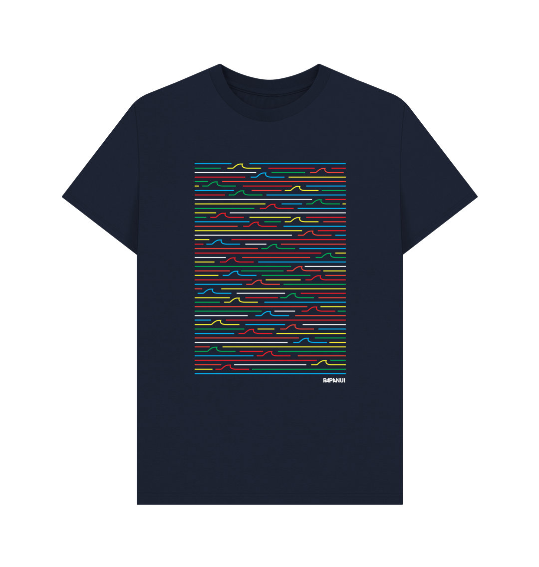 Navy Blue Printed T-shirt