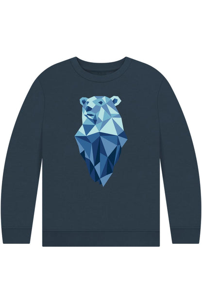Navy Blue Printed Kids Jumper