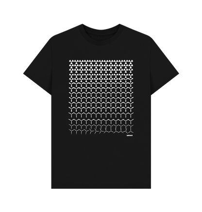 Black Printed T-shirt Front